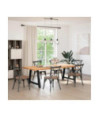 Picioare de masă în formă de A, 2 buc., negru, 90x(72-73) cm, oțel - WOODBB2831