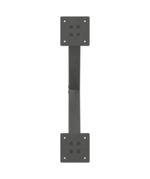 Picioare de masă în formă de X, 2 buc., antracit, 50x(72-73) cm, oțel - WOODBB2832