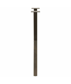 Picioare de masă în formă de X, 2 buc., oțel natural, 50x(72-73) cm - WOODBB2833