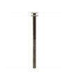 Picioare de masă în formă de X, 2 buc., oțel natural, 50x(72-73) cm - WOODBB2833