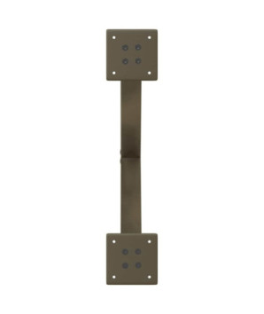 Picioare de masă în formă de X, 2 buc., oțel natural, 50x(72-73) cm - WOODBB2833
