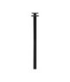 Picioare de masă în formă de X, 2 buc., negru, 57x(72-73) cm, oțel - WOODBB2834