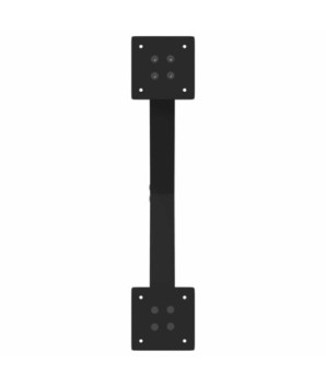 Picioare de masă în formă de X, 2 buc., negru, 57x(72-73) cm, oțel - WOODBB2834