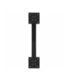 Picioare de masă în formă de X, 2 buc., negru, 57x(72-73) cm, oțel - WOODBB2834