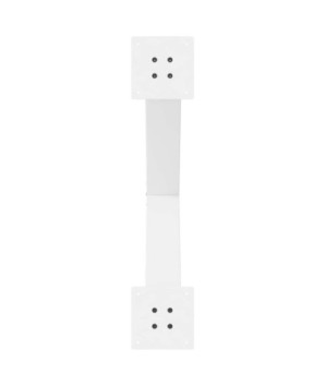 Picioare de masă în formă de X, 2 buc., alb, 80x(72-73) cm, oțel - WOODBB2836