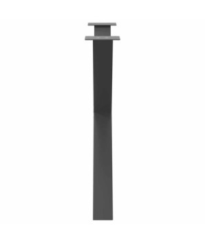 Picioare de masă în formă de X, 2 buc., antracit, 90x(72-73) cm, oțel - WOODBB2837