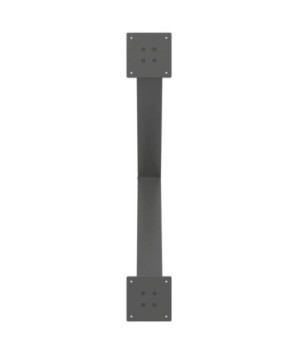 Picioare de masă în formă de X, 2 buc., antracit, 90x(72-73) cm, oțel - WOODBB2837