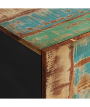 Dulap TV, 105x33,5x46 cm, lemn reciclat&lemn prelucrat - WOODBB300