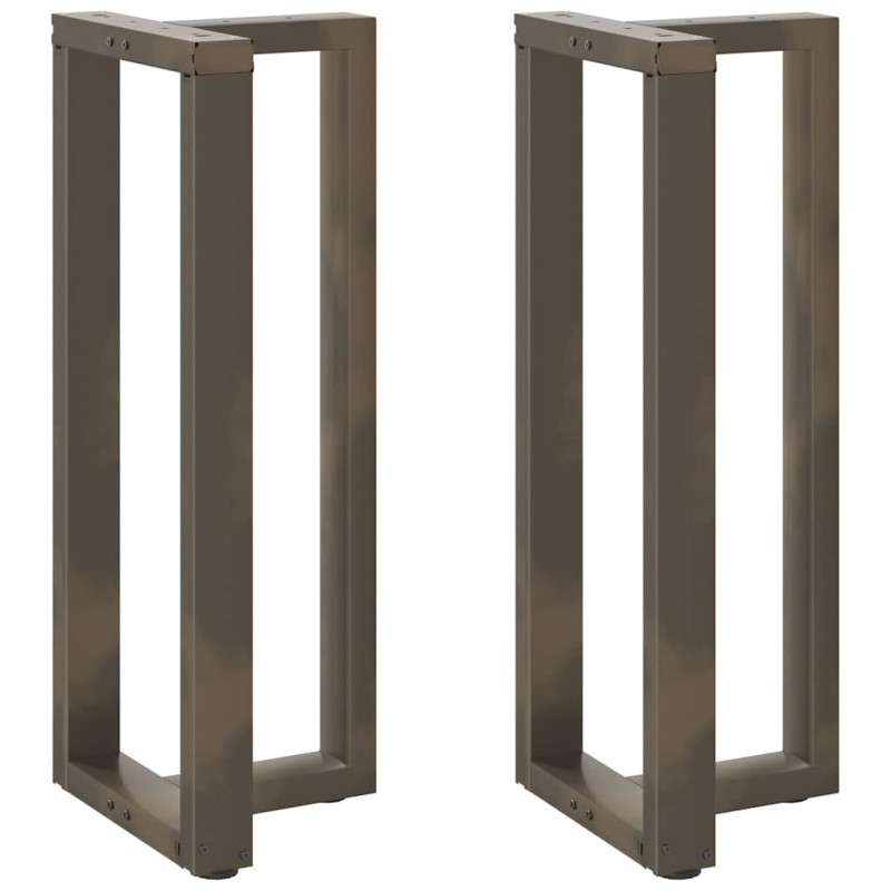 Picioare de masă de bar în formă de T, 2 buc., negru, 40x35x(100-101) cm, oțel - WOODBB2848 Picioare de masă de bar în formă de T, 2 buc., negru, 40x35x(100-101) cm, oțel - WOODBB2848