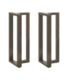 Picioare de masă de bar în formă de T, 2 buc., negru, 40x35x(100-101) cm, oțel - WOODBB2848 Picioare de masă de bar în formă de T, 2 buc., negru, 40x35x(100-101) cm, oțel - WOODBB2848