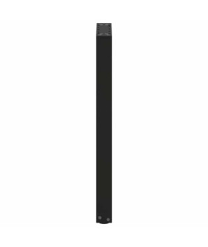 Picioare de masă consolă în formă de U, 2 buc., negru, 28x(72-73) cm, oțel - WOODBB2849