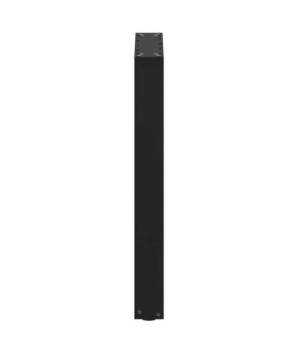 Picioare de masă în formă de U, 2 buc., negru, 50x(72-73) cm, oțel - WOODBB2857