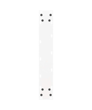 Picioare de masă în formă de U, 2 buc., alb, 50x(72-73) cm, oțel - WOODBB2868