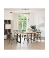 Picioare de masă în formă de U, 2 buc., negru, 60x(72-73) cm, oțel - WOODBB2870