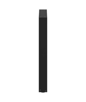 Picioare de masă în formă de U, 2 buc., negru, 60x(72-73) cm, oțel - WOODBB2870