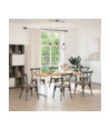 Picioare de masă în formă de U, 2 buc., alb, 60x(72-73) cm, oțel - WOODBB2871