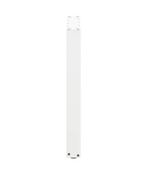 Picioare de masă în formă de U, 2 buc., alb, 60x(72-73) cm, oțel - WOODBB2871