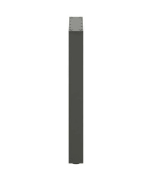 Picioare de masă în formă de U, 2 buc., antracit, 60x(72-73) cm, oțel - WOODBB2872