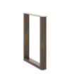 Picioare de masă în formă de U, 2 buc., oțel natural, 60 x (72-73) cm - WOODBB2873 Picioare de masă în formă de U, 2 buc., oțel natural, 60 x (72-73) cm - WOODBB2873