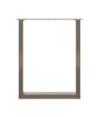 Picioare de masă în formă de U, 2 buc., oțel natural, 70x(72-73) cm - WOODBB2875