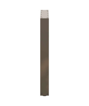 Picioare de masă în formă de U, 2 buc., oțel natural, 70x(72-73) cm - WOODBB2875