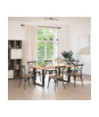 Picioare de masă în formă de U, 2 buc., negru, 80x(72-73) cm, oțel - WOODBB2876