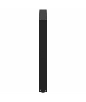Picioare de masă în formă de U, 2 buc., negru, 80x(72-73) cm, oțel - WOODBB2876