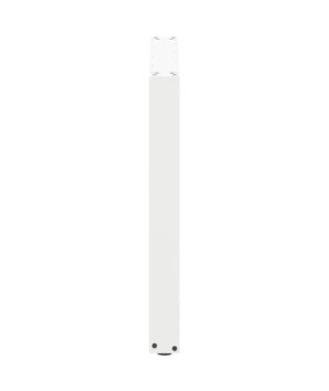 Picioare de masă în formă de U, 2 buc., alb, 90x(72-73) cm, oțel - WOODBB2889