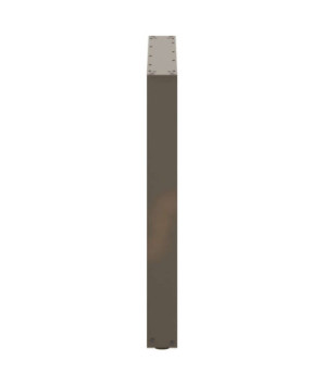 Picioare de masă în formă de U, 2 buc., oțel natural, 90x(72-73) cm - WOODBB2891