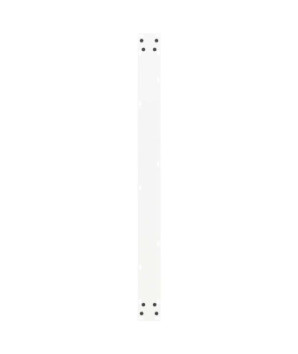 Picioare de masă în formă de U, 2 buc., alb, 100 x (72-73) cm, oțel - WOODBB2893