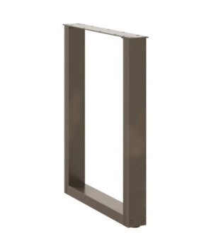 Picioare de masă în formă de U, 3 buc., oțel natural, 70x(72-73) cm - WOODBB2894