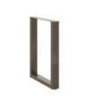 Picioare de masă în formă de U, 3 buc., oțel natural, 70x(72-73) cm - WOODBB2894