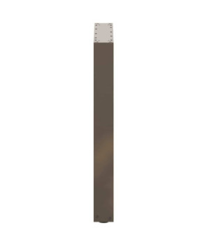 Picioare de masă în formă de U, 3 buc., oțel natural, 70x(72-73) cm - WOODBB2894