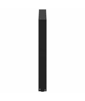 Picioare de masă în formă de U, 3 buc., negru, 80x(72-73) cm, oțel - WOODBB2895