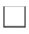 Picioare de masă în formă de U, 3 buc., antracit, 80x(72-73) cm, oțel - WOODBB2897