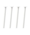 Picioare masă consolă, 4 buc., alb, 72 cm, oțel - WOODBB2908 Picioare masă consolă, 4 buc., alb, 72 cm, oțel - WOODBB2908