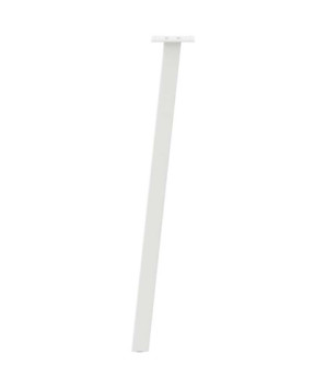 Picioare masă consolă, 4 buc., alb, 72 cm, oțel - WOODBB2908