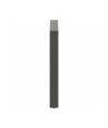 Picioare de masă în formă de U, 3 buc., antracit, 90x(72-73) cm, oțel - WOODBB2910