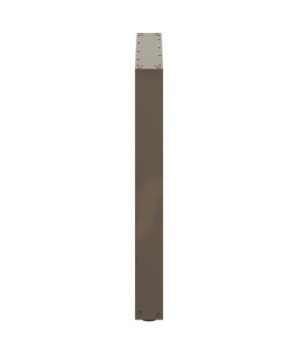 Picioare de masă în formă de U, 3 buc., oțel natural, 90x(72-73) cm - WOODBB2911