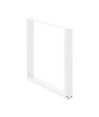 Picioare de masă în formă de U, 3 buc., alb, 100 x (72-73) cm, oțel - WOODBB2913