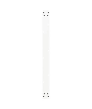 Picioare de masă în formă de U, 3 buc., alb, 100 x (72-73) cm, oțel - WOODBB2913