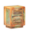 Noptieră, 40 x 30 x 50 cm, lemn reciclat, cu aspect rustic - WOODBB309 Noptieră, 40 x 30 x 50 cm, lemn reciclat, cu aspect rustic - WOODBB309