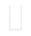 Picioare de masă de bar în formă de U, 2 buc., alb, 50x(90-91) cm, oțel - WOODBB2930