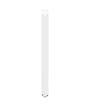 Picioare de masă de bar în formă de U, 2 buc., alb, 50x(90-91) cm, oțel - WOODBB2930