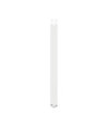 Picioare de masă de bar în formă de U, 2 buc., alb, 50x(90-91) cm, oțel - WOODBB2930