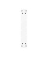 Picioare de masă de bar în formă de U, 2 buc., alb, 50x(90-91) cm, oțel - WOODBB2930