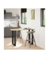 Picioare de masă de bar în formă de U, 2 buc., negru, 60x(90-91) cm, oțel - WOODBB2933