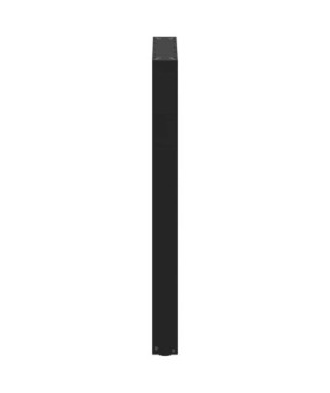 Picioare de masă de bar în formă de U, 2 buc., negru, 60x(90-91) cm, oțel - WOODBB2933