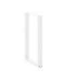 Picioare de masă de bar în formă de U, 2 buc., alb, 60x(90-91) cm, oțel - WOODBB2934 Picioare de masă de bar în formă de U, 2 buc., alb, 60x(90-91) cm, oțel - WOODBB2934