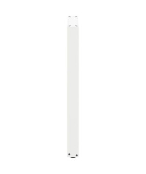 Picioare de masă de bar în formă de U, 2 buc., alb, 60x(90-91) cm, oțel - WOODBB2934